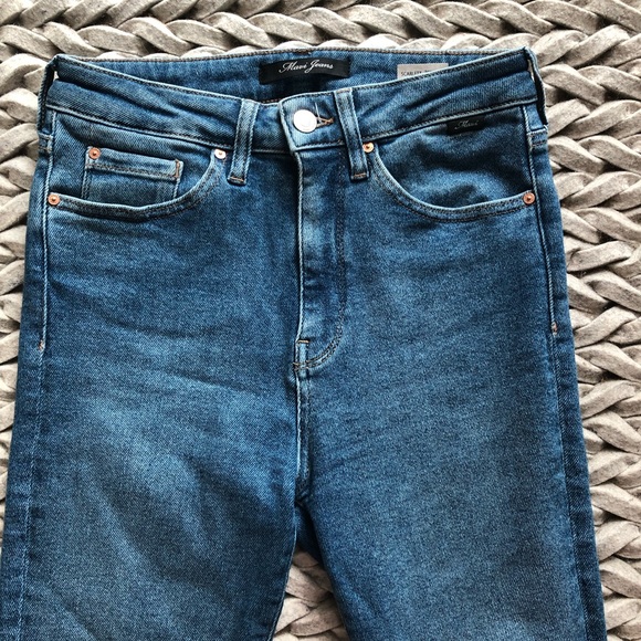 New Mavi Super High Rise Skinny Jeans - Picture 2 of 7